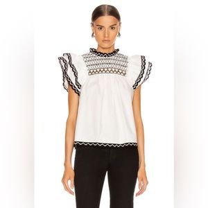 Ulla Johnson Hazel Top (Blanc) *NEVER WORN*